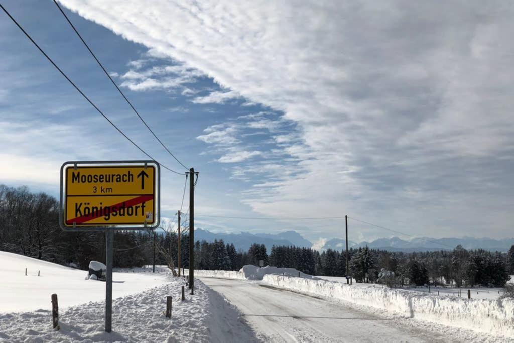 Ferienhaus Koenigsdorf - Urlaub Im Toelzer Land Konigsdorf Buitenkant foto